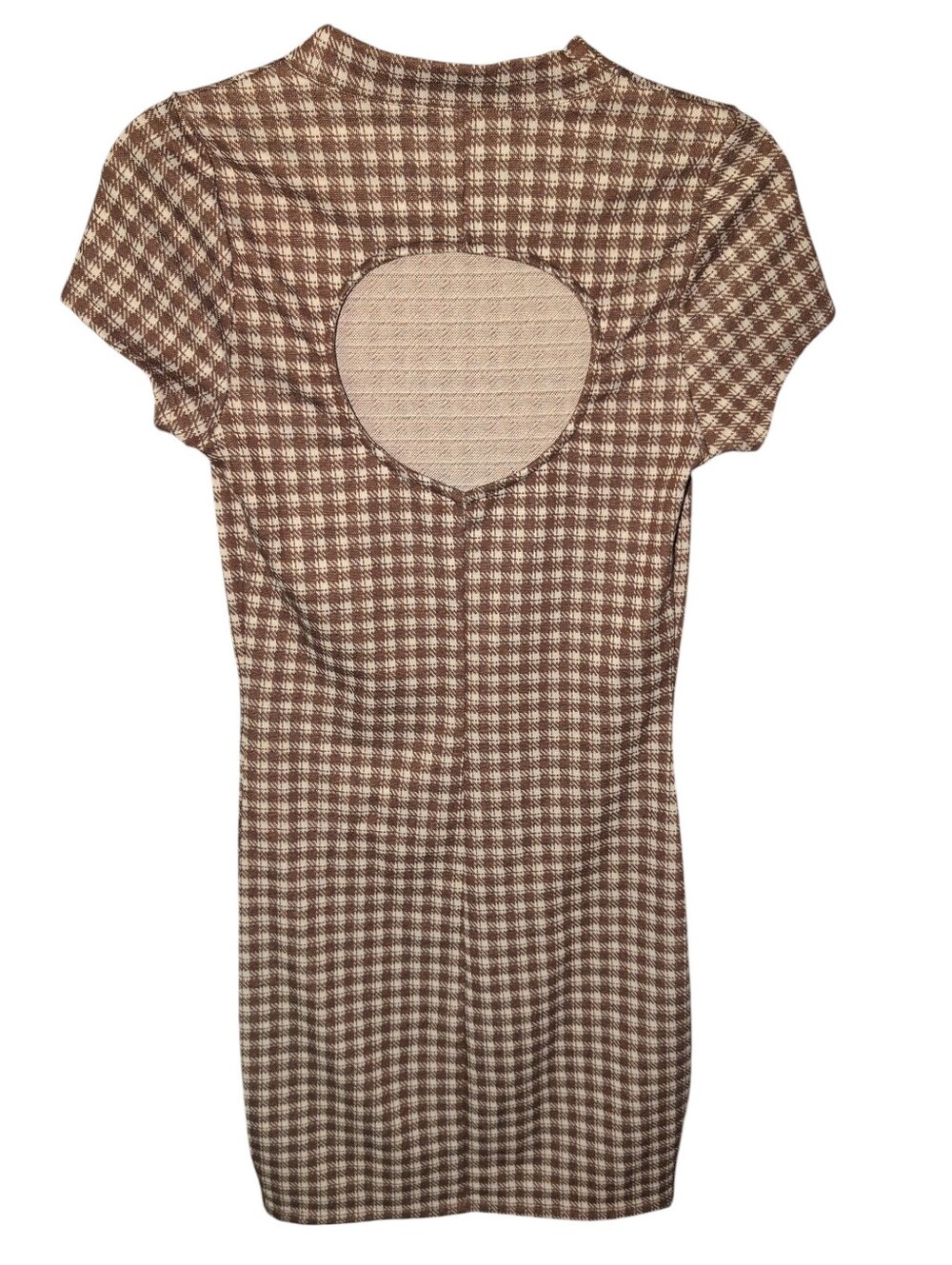 LISA SAYS GAH Cocoa Plaid Tai Dress - Picture 5 of 6